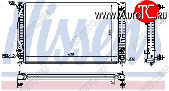 3 999 р. AUDI A4 (A6 97-PASSAT 96-) РАДИАТОР ОХЛАЖДЕН (см.каталог) BODYPARTS ai0a496-916  с доставкой в г. Воронеж