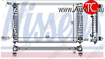 3 799 р. AUDI A4 (A6 97-04PASSAT 96-) РАДИАТОР ОХЛАЖДЕН (см.каталог) BODYPARTS ai0a496-917  с доставкой в г. Воронеж