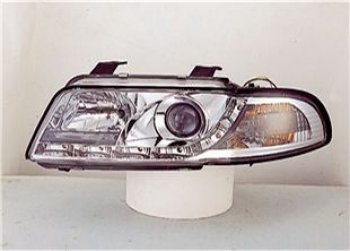 27 999 р. AUDI A4 ФАРА Л+П (КОМПЛЕКТ) ТЮНИНГ ЛИНЗОВАН (DEVIL EYES) (SONAR) ВНУТРИ ХРОМ SONAR ai0a499-004h-n  с доставкой в г. Воронеж. Увеличить фотографию 1