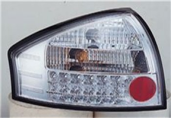 19 949 р. AUDI A6 ФОНАРЬ ЗАДН ВНЕШН Л+П (КОМПЛЕКТ) ТЮНИНГ (СЕДАН) ПРОЗРАЧ С ДИОД СТОП СИГНАЛ (SONAR) ВНУТРИ ХРОМ SONAR ai0a697-746h-n  с доставкой в г. Воронеж. Увеличить фотографию 1