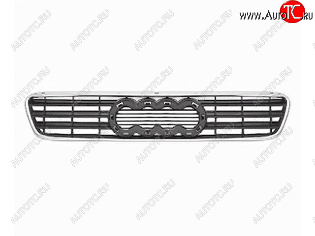 1 559 р. AUDI A3 РЕШЕТКА РАДИАТОРА (Тайвань) ХРОМ-ЧЕРН TYG ai0a396-100hb  с доставкой в г. Воронеж