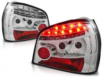 11 699 р. AUDI A3 ФОНАРЬ ЗАДН ВНЕШН Л+П (КОМПЛЕКТ) ТЮНИНГ ПРОЗРАЧ ДИОД (SONAR) ВНУТРИ ХРОМ SONAR ai0a396-741h-n  с доставкой в г. Воронеж. Увеличить фотографию 1