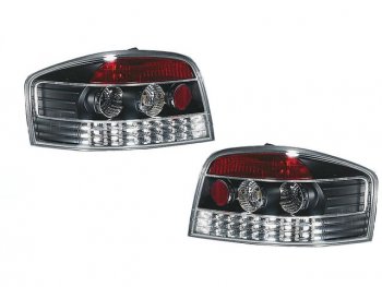 11 699 р. AUDI A3 ФОНАРЬ ЗАДН ВНЕШН Л+П (КОМПЛЕКТ) (3 дв) ТЮНИНГ (SONAR) ВНУТРИ ХРОМ-ЧЕРН SONAR ai0a304-740hb-n  с доставкой в г. Воронеж. Увеличить фотографию 1