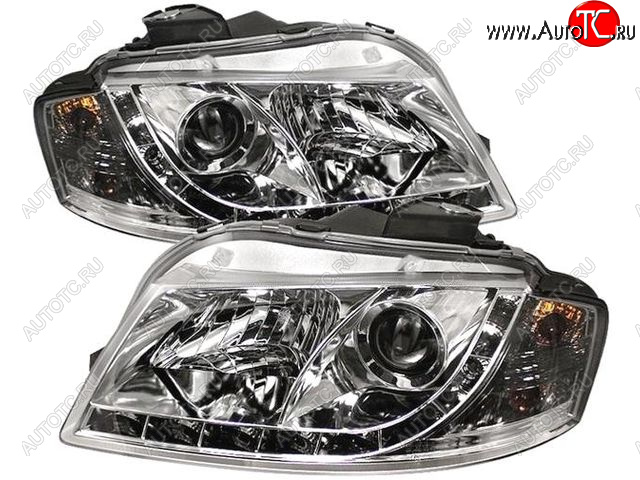 31 699 р. AUDI A3 ФАРА Л+П (КОМПЛЕКТ) ТЮНИНГ ПКОРРЕКТОР ЛИНЗОВАН (DEVIL EYES) (SONAR) ВНУТРИ ХРОМ SONAR ai0a304-002h-n  с доставкой в г. Воронеж