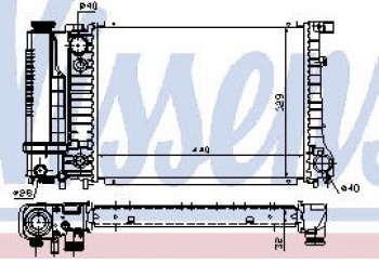 4 649 р. E30 {E34 88-92} РАДИАТОР ОХЛАЖДЕН (NISSENS) (AVA) (см.каталог) NISSENS bme3087-914  с доставкой в г. Воронеж. Увеличить фотографию 1