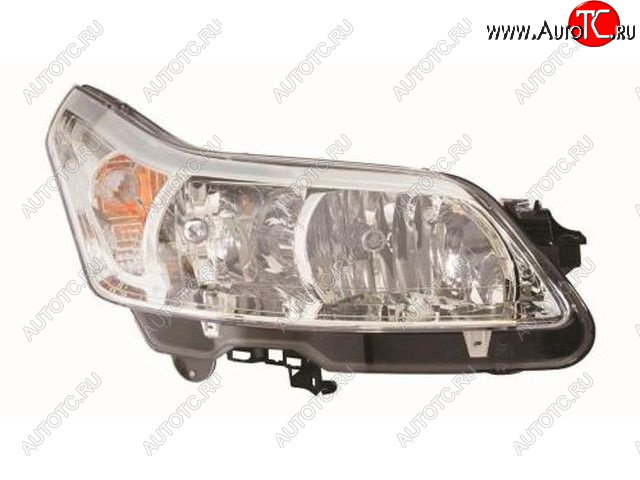 11 549 р. Правая фара (c электрокорректором) DEPO  CITROEN C4 (2007-2011)  рестайлинг, седан  с доставкой в г. Воронеж