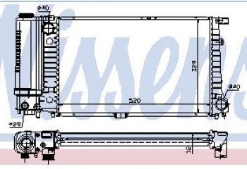 4 299 р. E34 РАДИАТОР ОХЛАЖДЕН (см.каталог) BODYPARTS bme3491-911  с доставкой в г. Воронеж. Увеличить фотографию 1