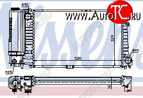 4 299 р. E34 РАДИАТОР ОХЛАЖДЕН (см.каталог) BODYPARTS bme3491-911  с доставкой в г. Воронеж