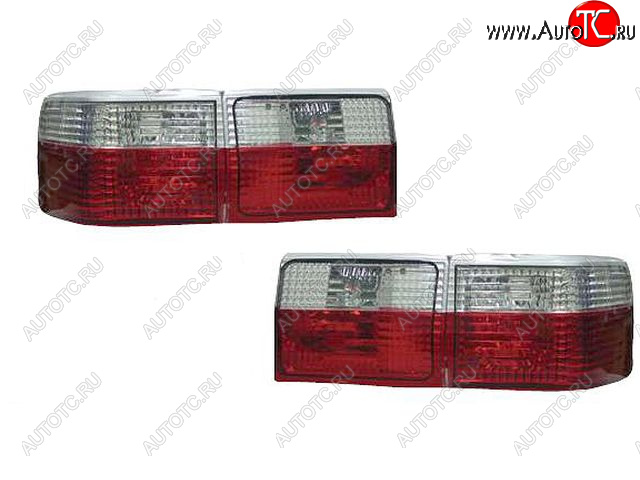 10 599 р. AUDI 100 ФОНАРЬ ЗАДН ВНЕШН+ВНУТР Л+П (КОМПЛЕКТ) (3шт) ТЮНИНГ ПРОЗРАЧ ХРУСТАЛ КРАСН BODYPARTS ai10091-760r-n  с доставкой в г. Воронеж