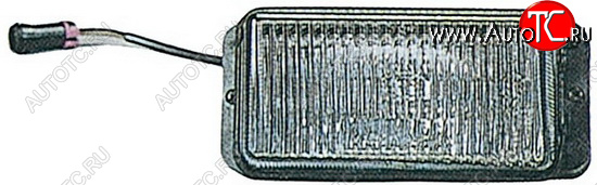 499 р. Противотуманная фара левая BODYPARTS  Audi 100  C3 (1982-1987) седан дорестайлинг  с доставкой в г. Воронеж
