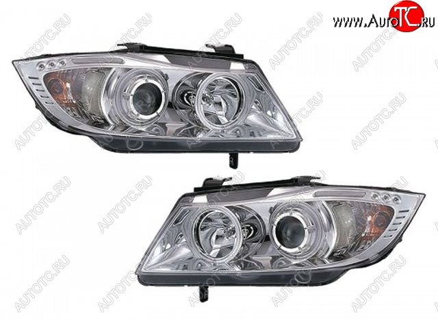 33 999 р. E90 ФАРА Л+П (КОМПЛЕКТ) ТЮНИНГ ЛИНЗОВАН С 2 CCFL СВЕТЯЩ ОБОДК С РЕГ.МОТОР (EAGLE EYES) ВНУТРИ ХРОМ EAGLE EYES bme9004-006h-n  с доставкой в г. Воронеж