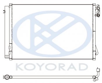 5 549 р. E90 КОНДЕНСАТОР КОНДИЦ (KOYO) KOYORAD bme9004-932  с доставкой в г. Воронеж. Увеличить фотографию 1