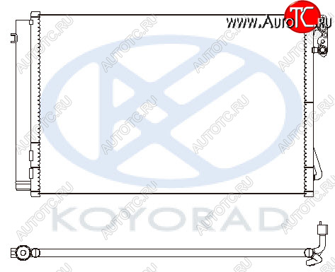 5 549 р. E90 КОНДЕНСАТОР КОНДИЦ (KOYO) KOYORAD bme9004-932  с доставкой в г. Воронеж