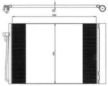 5 549 р. E60 (E63 04-E65 01-) КОНДЕНСАТОР КОНДИЦ (см.каталог) BODYPARTS bme6002-931  с доставкой в г. Воронеж. Увеличить фотографию 1