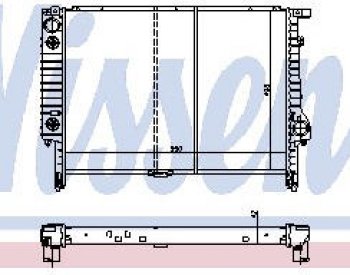 2 799 р. E36 РАДИАТОР ОХЛАЖДЕН (NISSENS) (NRF) (GERI) (см.каталог) NISSENS bme3691-911  с доставкой в г. Воронеж. Увеличить фотографию 1
