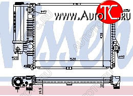 6 799 р. E39 95-98 РАДИАТОР ОХЛАЖДЕН (см.каталог) BODYPARTS bme3995-911  с доставкой в г. Воронеж