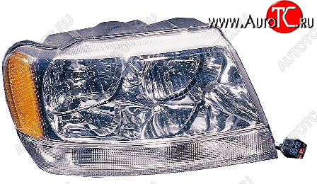 7 499 р. Правая фара DEPO Jeep Grand Cherokee WJ (1998-2005)  с доставкой в г. Воронеж