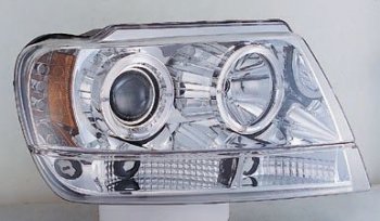 24 849 р. GR CHEROKEE ФАРА Л+П (КОМПЛЕКТ) ТЮНИНГ ЛИНЗОВАН С 2 СВЕТЯЩ ОБОДК (SONAR) ВНУТРИ ХРОМ SONAR jpgch99-003h-n  с доставкой в г. Воронеж. Увеличить фотографию 1