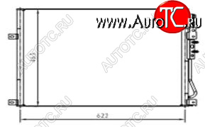 5 249 р. GR CHEROKEE КОНДЕНСАТОР КОНДИЦ BODYPARTS jpgch05-931  с доставкой в г. Воронеж