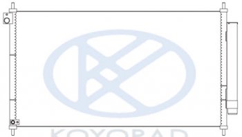 9 899 р. CIVIC КОНДЕНСАТОР КОНДИЦ (СЕДАН) (ХЭТЧБЭК) (KOYO) KOYORAD hdcvc12-930  с доставкой в г. Воронеж. Увеличить фотографию 1