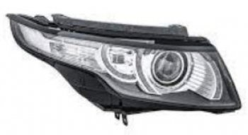 Правая фара (c электрокорректором) DEPO Land Rover Range Rover Evoque 1 L538 дорестайлинг 5 дв. (2011-2015) (ксенон)