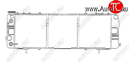 16 949 р. CHEROKEE РАДИАТОР ОХЛАЖДЕН AT 4 (3 ряд) BODYPARTS jpche91-910  с доставкой в г. Воронеж