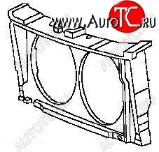 2 499 р. TAURUS (SABLE) СУППОРТ РАДИАТОРА (Тайвань) ПЛАСТИК BODYPARTS fdtrs96-380p  с доставкой в г. Воронеж