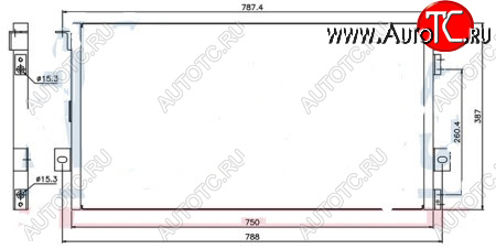 3 399 р. CARAVAN (VOYAGER) КОНДЕНСАТОР КОНДИЦ BODYPARTS plcar96-932  с доставкой в г. Воронеж