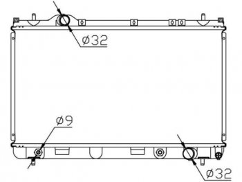 6 649 р. NEON (3-х ступенчатая) РАДИАТОР ОХЛАЖДЕН AT BODYPARTS crneo00-910  с доставкой в г. Воронеж. Увеличить фотографию 1