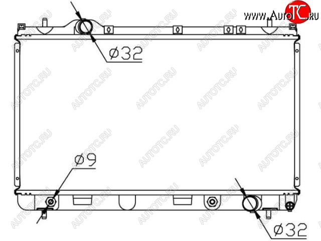 6 649 р. NEON (3-х ступенчатая) РАДИАТОР ОХЛАЖДЕН AT BODYPARTS crneo00-910  с доставкой в г. Воронеж
