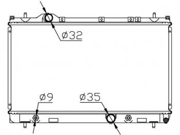 9 899 р. NEON (4-х ступенчатая) РАДИАТОР ОХЛАЖДЕН AT BODYPARTS crneo00-911  с доставкой в г. Воронеж. Увеличить фотографию 1
