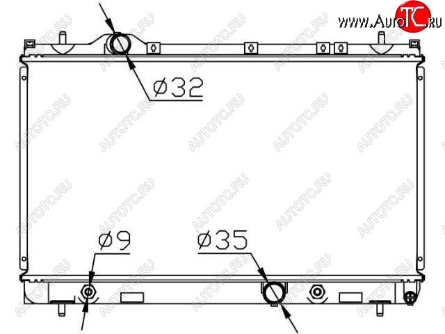 9 899 р. NEON (4-х ступенчатая) РАДИАТОР ОХЛАЖДЕН AT BODYPARTS crneo00-911  с доставкой в г. Воронеж