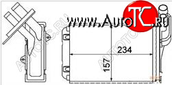 759 р. CLIO (MEGANE (96-00)) РАДИАТОР ОТОПИТЕЛЯ (см.каталог) BODYPARTS rncli90-900  с доставкой в г. Воронеж