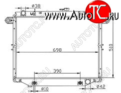 13 499 р. LANDCRUISER (1HDFTE) РАДИАТОР ОХЛАЖДЕН AT 4.2 (дизель) BODYPARTS tylan98-912  с доставкой в г. Воронеж