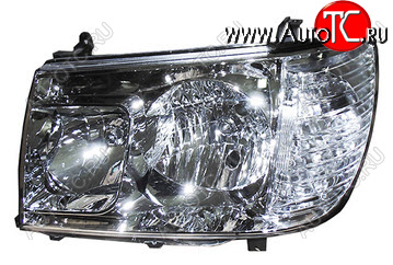 5 299 р. Левая фара (c электрокорректором) BODYPARTS Toyota Land Cruiser 10 100 2-ой рестайлинг (2005-2007)  с доставкой в г. Воронеж