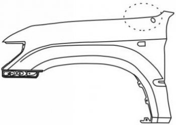24 999 р. PRADO КРЫЛО ПЕРЕДН ЛЕВ С ОТВ ППОВТОРИТЕЛЬ ПАНТЕННУ (Тайвань) BODYPARTS typrd96-271-l  с доставкой в г. Воронеж. Увеличить фотографию 1