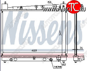 2 299 р. YARIS (+VERSOECHO 00-  PLATZ 00-) РАДИАТОР ОХЛАЖДЕН MT 1.3 1.5 BODYPARTS tyyas99-911  с доставкой в г. Воронеж