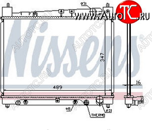 7 599 р. YARIS (+VERSOECHO 00-  PLATZ 00-) РАДИАТОР ОХЛАЖДЕН AT 1.3 1.5 BODYPARTS tyyas99-912  с доставкой в г. Воронеж
