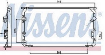 10 699 р. COROLLA КОНДЕНСАТОР КОНДИЦ (R134A) BODYPARTS tycrl94-930  с доставкой в г. Воронеж. Увеличить фотографию 1