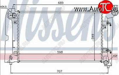 2 899 р. COROLLA РАДИАТОР ОХЛАЖДЕН AT 1.4 1.6 BODYPARTS tycrl02-914  с доставкой в г. Воронеж