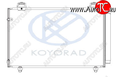 6 399 р. COROLLA {+MATRIX 03-06} КОНДЕНСАТОР КОНДИЦ (KOYO) KOYORAD tycrl02-931  с доставкой в г. Воронеж