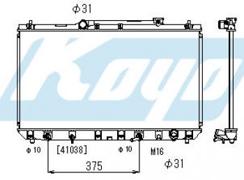 9 999 р. CAMRY {+ MARK 2 УНИВЕРСАЛ} РАДИАТОР ОХЛАЖДЕН AT 2.2 (KOYO) KOYORAD tycam97-914  с доставкой в г. Воронеж. Увеличить фотографию 1