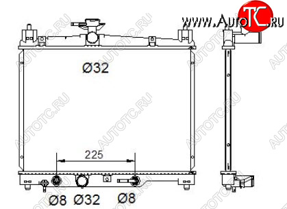 3 289 р. YARIS РАДИАТОР ОХЛАЖДЕН AT 1 1.3 BODYPARTS tyyas99-916  с доставкой в г. Воронеж
