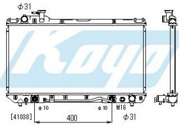 10 549 р. RAV4 РАДИАТОР ОХЛАЖДЕН AT 2 (KOYO) KOYORAD tyrv494-910  с доставкой в г. Воронеж. Увеличить фотографию 1