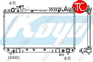 5 799 р. RAV4 РАДИАТОР ОХЛАЖДЕН MT 2 (KOYO) KOYORAD tyrv494-911  с доставкой в г. Воронеж
