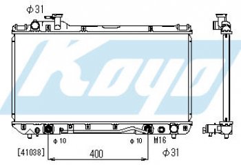 4 299 р. RAV4 РАДИАТОР ОХЛАЖДЕН AT 2 (2 ряд) BODYPARTS tyrv496-911  с доставкой в г. Воронеж. Увеличить фотографию 1