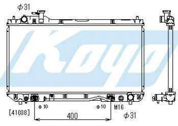 7 649 р. RAV4 РАДИАТОР ОХЛАЖДЕН AT 2 (1 ряд) BODYPARTS tyrv498-912  с доставкой в г. Воронеж. Увеличить фотографию 1