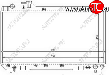 4 299 р. RAV4 РАДИАТОР ОХЛАЖДЕН MT 2 BODYPARTS tyrv494-912  с доставкой в г. Воронеж