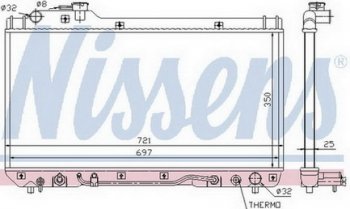 4 399 р. RAV4 РАДИАТОР ОХЛАЖДЕН AT 2 BODYPARTS tyrv494-913  с доставкой в г. Воронеж. Увеличить фотографию 1