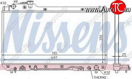 4 399 р. RAV4 РАДИАТОР ОХЛАЖДЕН AT 2 BODYPARTS tyrv494-913  с доставкой в г. Воронеж